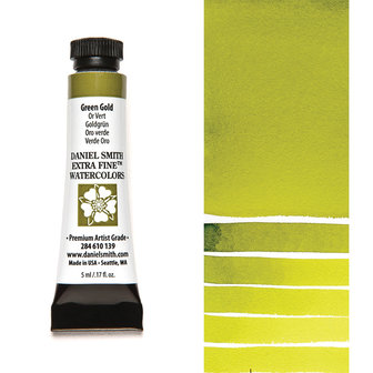 Green Gold (S2) Aquarelverf Daniel Smith (Extra fine Watercolour) 5 ML Kleur 139