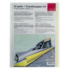 A4 Geel grafietpapier AMI 5 vellen
