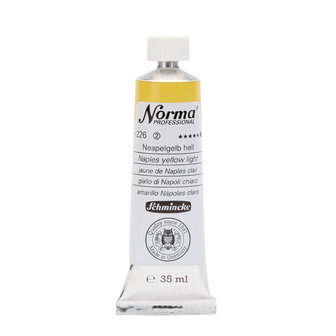 Naples Yellow Light (Serie 2) kleur 226 Norma Professional Olieverf Schmincke 35 ML