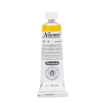 Chrome Yellow Hue Light (Serie 3) kleur 228 Norma Professional Olieverf Schmincke 35 ML