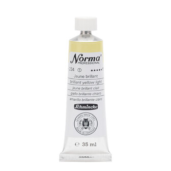 Brilliant Yellow Light (Serie 1) kleur 234 Norma Professional Olieverf Schmincke 35 ML