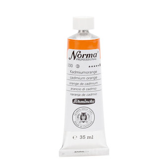 Cadmium Orange (Serie 3) kleur 300 Norma Professional Olieverf Schmincke 35 ML