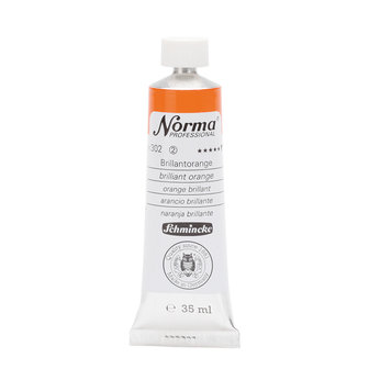 Brilliant Orange (Serie 2) kleur 302 Norma Professional Olieverf Schmincke 35 ML