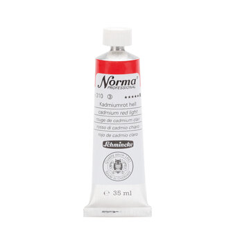 Cadmium Red Light (Serie 3) kleur 310 Norma Professional Olieverf Schmincke 35 ML