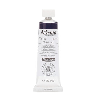 Violet Dark (Serie 2) kleur 352 Norma Professional Olieverf Schmincke 35 ML