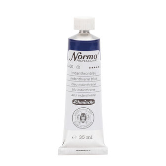 Indanthrene Blue (Serie 1) kleur 400 Norma Professional Olieverf Schmincke 35 ML