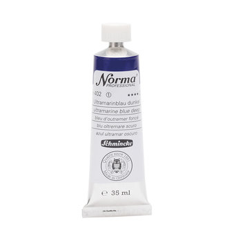 Ultramarine Blue Deep (Serie 1) kleur 402 Norma Professional Olieverf Schmincke 35 ML