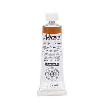 Raw Light Ochre (Serie 1) kleur 600 Norma Professional Olieverf Schmincke 35 ML