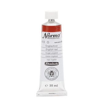 English Red (Serie 1) kleur 612 Norma Professional Olieverf Schmincke 35 ML