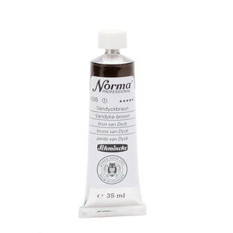 Vandyke Brown (Serie 1) kleur 626 Norma Professional Olieverf Schmincke 35 ML