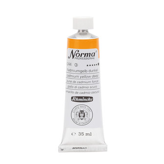 Cadmium Yellow Deep (Serie 3) kleur 244 Norma Professional Olieverf Schmincke 35 ML