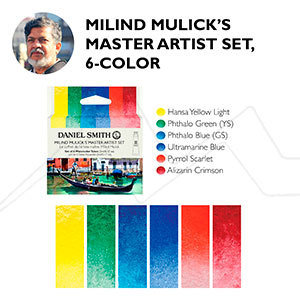 Milind Mulick&#039;s Master Artist Watercolor Set Aquarelverf Daniel Smith (Extra fine Watercolour) 6 x 5 ml tubes