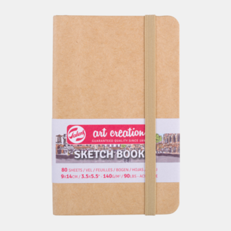 9 x 14 cm Art Creation Schetsboek Kraft Paper Cover 80 vellen 140 gram