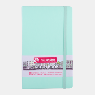 13 x 21 cm Art Creation Schetsboek Fresh Mint Cover 80 vellen 140 gram