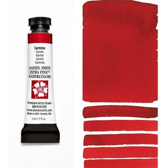 Carmine (S2) Aquarelverf Daniel Smith (Extra fine Watercolour) 5 ML Kleur 020