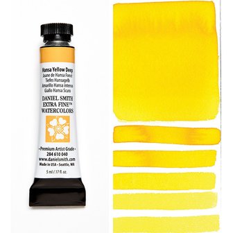 Hansa Yellow Deep (S1) Aquarelverf Daniel Smith (Extra fine Watercolour) 5 ML Kleur 040