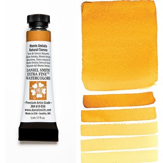 Monte Amiata Natural Sienna (S1) Aquarelverf Daniel Smith (Extra fine Watercolour) 5 ML Kleur 056