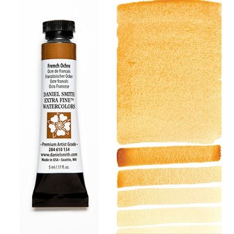 French Ochre (S1) Aquarelverf Daniel Smith (Extra fine Watercolour) 5 ML Kleur 134