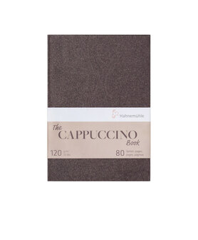 A5 Cappuccino Book Schetspapier Hahnem&uuml;hle (glad) 40 pagina&#039;s 120 grams