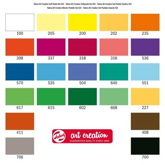 Set van 24 Art Creation Softpastels van Royal Talens