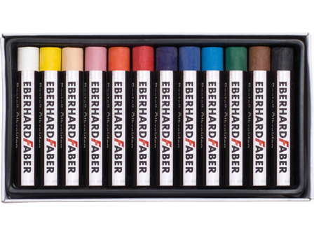 12 x Eberhard Faber Oliepastels (11mm) Assortiment kleuren