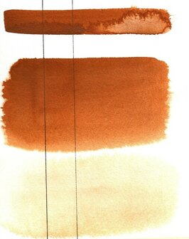 Blue Ridge Raw Sienna (PY43 (earth pigment)) Aquarius Heel napje Aquarelverf van Roman Szmal Kleur 255