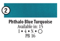 Phthalo Blue Turquoise (S2) Aquarelverf Daniel Smith (Extra fine Watercolour) 15 ML Kleur 247