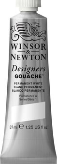 Permanent White (S 1) Designers Gouache van Winsor &amp; Newton 37 ML Kleur 512