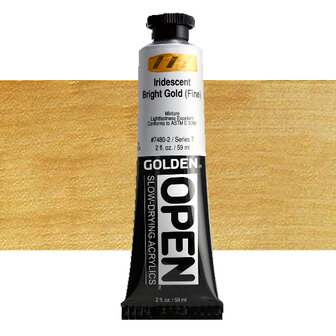 Iridescent Goud licht (fijn) Golden Open Acrylverf Tube 59 ML Serie 7 Kleur 7480