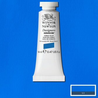 Cobalt Blue (S 4) Designers Gouache van Winsor &amp; Newton 14 ML Kleur 178