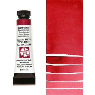 Alizarin Crimson (S1) Aquarelverf Daniel Smith (Extra fine Watercolour) 5 ML Kleur 004