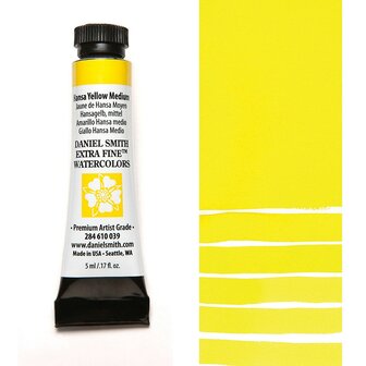 Hansa Yellow Medium (S2) Aquarelverf Daniel Smith (Extra fine Watercolour) 5 ML Kleur 039