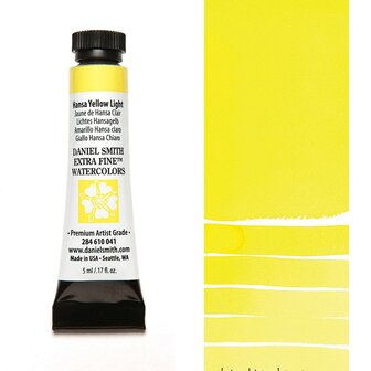Hansa Yellow Light (S1) Aquarelverf Daniel Smith (Extra fine Watercolour) 5 ML Kleur 041