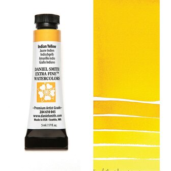 Indian Yellow (S3) Aquarelverf Daniel Smith (Extra fine Watercolour) 5 ML Kleur 045