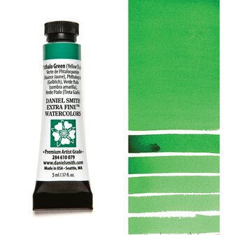 Phthalo Green (Yellow Shade) (S2) Aquarelverf Daniel Smith (Extra fine Watercolour) 5 ML Kleur 079