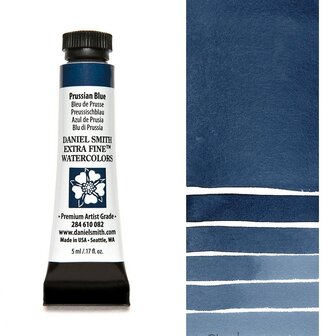 Prussian Blue (S1) Aquarelverf Daniel Smith (Extra fine Watercolour) 5 ML Kleur 082