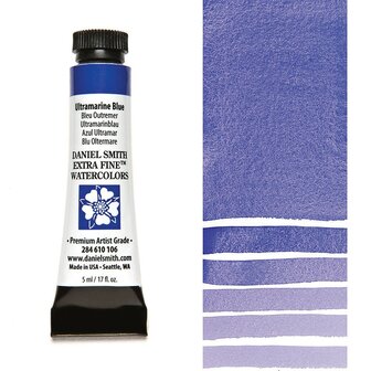 Ultramarine Blue (S1) Aquarelverf Daniel Smith (Extra fine Watercolour) 5 ML Kleur 106
