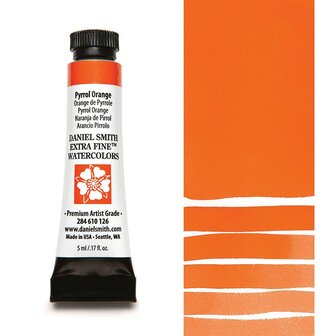 Pyrrol Orange (S2) Aquarelverf Daniel Smith (Extra fine Watercolour) 5 ML Kleur 126