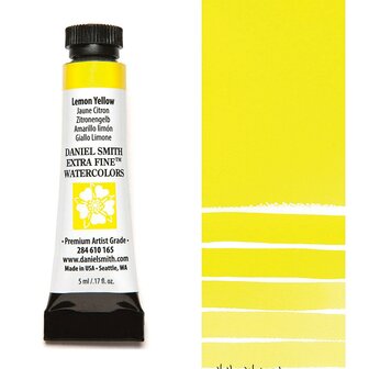 Lemon Yellow (S1) Aquarelverf Daniel Smith (Extra fine Watercolour) 5 ML Kleur 165
