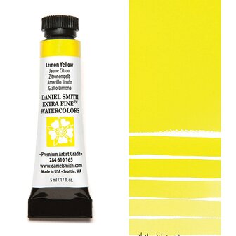 Lemon Yellow (S1) Aquarelverf Daniel Smith (Extra fine Watercolour) 5 ML Kleur 165