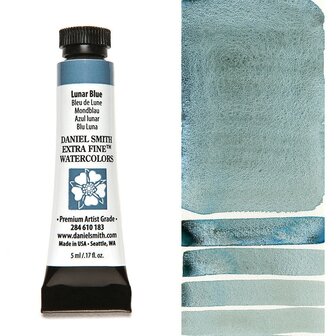 Lunar Blue (S2) Aquarelverf Daniel Smith (Extra fine Watercolour) 5 ML Kleur 183