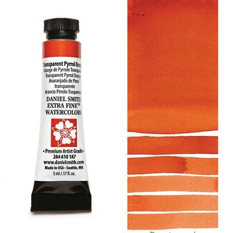 Transparent Pyrrol Orange (S2) Aquarelverf Daniel Smith (Extra fine Watercolour) 5 ML Kleur 187