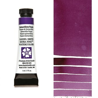 Quinacridone Purple (S2) Aquarelverf Daniel Smith (Extra fine Watercolour) 5 ML Kleur 225