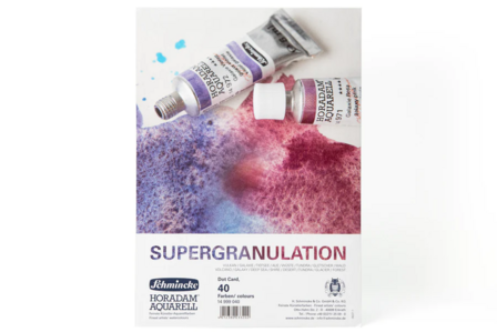 Dot card 40 x Supergranulation Horadam aquarel Schmincke