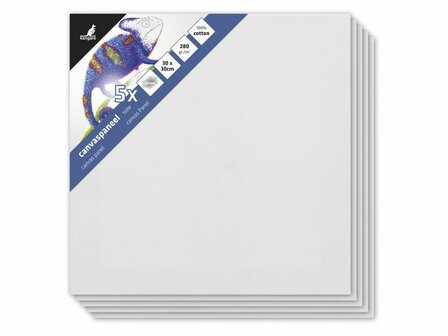 30x30 cm Kangaro Canvasboard 5 stuks