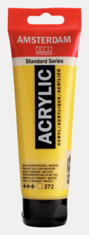 Transparantgeel Middel Amsterdam Standard Series Acrylverf 120 ML Kleur 272