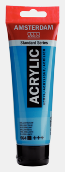 Briljantblauw Amsterdam  Standard Series  Acrylverf 120 ML Kleur 564