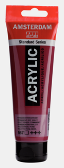 Permanentrood Violet Amsterdam Standard Series Acrylverf 120 ML Kleur 567