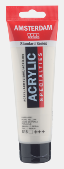 Parelgeel Amsterdam Standard Series Specialties Acrylverf 120 ML Kleur 818