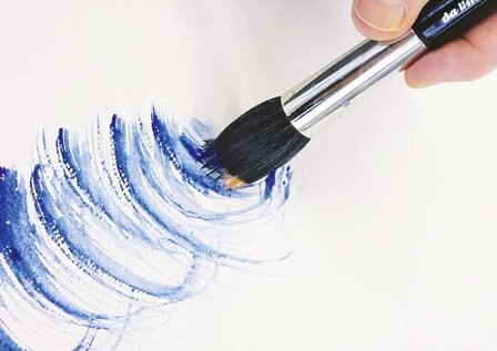Nr 0 da Vinci VARIO-EFFECT Rond Effectpenseel voor Aquarel &amp; Acryl met korte steel Serie 88